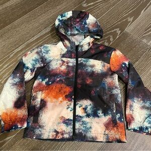 Kids Raincoat Windbreaker All in Motion Space Design Size S like new